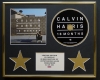 CALVIN HARRIS/CD DISPLAY/LIMITED EDITION/COA/18 MONTHS
