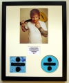 ED SHEERAN/PHOTO & CD DISPLAY LTD. EDITION OF THE ALBUM DIVIDE