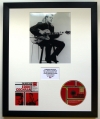EDDIE COCHRAN/PHOTO & CD DISPLAY LTD. EDITION OF THE ALBUM THE BEST OF