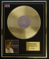 CELINE DION/LTD. EDITION CD GOLD DISC/RECORD/MY LOVE