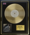 CALVIN HARRIS/LTD. EDITION CD GOLD DISC/RECORD/MOTION