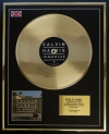 CALVIN HARRIS/LTD. EDITION CD GOLD DISC/RECORD/18 MONTHS