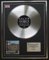 CALVIN HARRIS/LTD EDITION CD PLATINUM DISC/RECORD/18 MONTHS