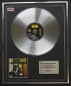PUBLIC ENEMY/LTD EDITION CD PLATINUM DISC/RECORD/IT TAKES A NATION OF MILLIONS TO HOLD US BACK