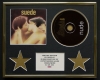SUEDE/CD DISPLAY/ LIMITED EDITION/COA/NUDE