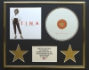 TINA TURNER/CD DISPLAY/ LIMITED EDITION/COA/TWENTY FOUR SEVEN