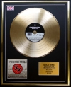 FOO FIGHTERS/LTD. EDITION CD GOLD DISC/RECORD/GREATEST HITS