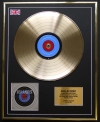 THE KILLERS/LTD. EDITION CD GOLD DISC/RECORD/DIRECT HITS