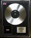 BEYONCE/LTD EDITION CD PLATINUM DISC/RECORD/BEYONCE