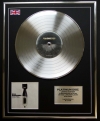 FOO FIGHTERS/LTD EDITION CD PLATINUM DISC/RECORD/ECHOES,SILENCE,PATIENCE AND GRACE