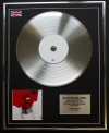 RIHANNA/LTD EDITION CD PLATINUM DISC/RECORD/ANTI