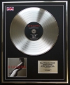 RIHANNA/LTD EDITION CD PLATINUM DISC/RECORD/GOOD GIRL GONE BAD