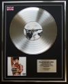 RIHANNA/LTD EDITION CD PLATINUM DISC/RECORD/UNAPOLOGETIC
