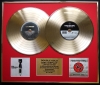 FOO FIGHTERS/DOUBLE CD GOLD DISC DISPLAY/LTD. EDITION/COA/ECHOES,SILENCE... & GREATEST HITS
