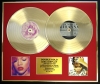 RIHANNA/DOUBLE CD GOLD DISC DISPLAY/LTD. EDITION/COA/LOUD & TALK THAT TALK