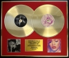RIHANNA/DOUBLE CD GOLD DISC DISPLAY/LTD. EDITION/COA/RATED R & LOUD