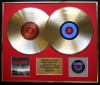THE KILLERS/DOUBLE CD GOLD DISC DISPLAY/LTD. EDITION/COA/BATTLE BORN & DIRECT HITS