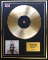 LINKIN PARK/LIMITED EDITION/CD GOLD DISC/ALBUM LIVING THINGS