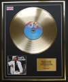 CHRIS BROWN/LTD. EDITION CD GOLD DISC/RECORD/CHRIS BROWN
