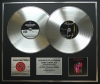 FOO FIGHTERS/Double Platinum Disc Record Display Ltd Edition GREATEST HITS & WASTING LIGHT