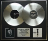 FOO FIGHTERS/Double Platinum Disc Record Display Ltd Edition ONE BY ONE & ECHOES,SILENCE,PATIENCE...