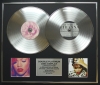 RIHANNA/Double Platinum Disc Record Display Ltd Edition LOUD & TALK THAT TALK