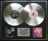 RIHANNA/Double Platinum Disc Record Display Ltd Edition RATED R & LOUD