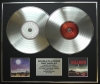 THE KILLERS/Double Platinum Disc Record Display Ltd Edition DAY AND AGE & BATTLE BORN