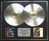 UB40/Double Platinum Disc Record Display Ltd Edition LABOUR OF LOVE + LABOUR OF LOVE II
