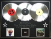 BEYONCE/TRIPLE PLATINUM ALBUM DISPLAY/4 + BEYONCE + LEMONADE