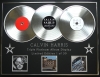 CALVIN HARRIS/TRIPLE PLATINUM ALBUM DISPLAY/READY FOR THE WEEKEND + 18 MONTHS + MOTION