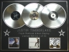 JUSTIN TIMBERLAKE/TRIPLE PLATINUM ALBUM DISPLAY/JUSTIFIED + FUTURE SEX + THE 20/20 EXPERIENCE