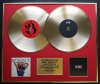 BEYONCE/DOUBLE CD GOLD DISC DISPLAY/LTD. EDITION/COA/4 & BEYONCE
