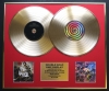 COLDPLAY/DOUBLE CD GOLD DISC DISPLAY/LTD. EDITION/COA/VIVA LA VIDA & MYLO XYLOTO