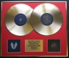 COLDPLAY/DOUBLE CD GOLD DISC DISPLAY/LTD. EDITION/COA/GHOST STORIES & A HEAD FULL OF DREAMS
