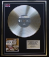 NIRVANA/LTD EDITION CD PLATINUM DISC/RECORD/SLIVER