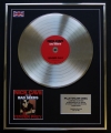 NICK CAVE/LTD EDITION CD PLATINUM DISC/RECORD/TENDER PREY