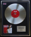 NELLY FURTADO/LTD EDITION CD PLATINUM DISC/RECORD/LOOSE