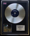 NICKELBACK/LTD EDITION CD PLATINUM DISC/RECORD/SILVER SIDE UP