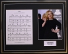 ADELE/SONG SHEET & PHOTO DISPLAY/LTD. EDITION/HELLO