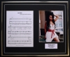 AMY WINEHOUSE/SONG SHEET & PHOTO DISPLAY/LTD. EDITION/VALERIE