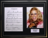 ANASTACIA/SONG SHEET & PHOTO DISPLAY/LTD. EDITION/LEFT OUTSIDE ALONE
