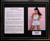 ARIANA GRANDE/SONG SHEET & PHOTO DISPLAY/LTD. EDITION/DANGEROUS WOMAN