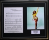 BEYONCE/SONG SHEET & PHOTO DISPLAY/LTD. EDITION/DRUNK IN LOVE