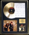 AC/DC/CD GOLD DISC, SONG SHEET & PHOTO DISPLAY/ALBUM HIGHWAY TO HELL/SONGSHEET HIGHWAY TO HELL