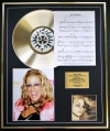 ANASTACIA/CD GOLD DISC, SONG SHEET & PHOTO DISPLAY/ALBUM NOT THAT KIND/SONGSHEET NOT THAT KIND