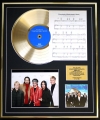 BACKSTREET BOYS/CD GOLD DISC, SONG SHEET & PHOTO DISPLAY/ALBUM THE VERY BEST OF/SONGSHEET EVERYBODY