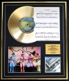 THE BEATLES/CD GOLD DISC, SONG SHEET & PHOTO DISPLAY/ALBUM THE BEATLES 1967-1970/SONGSHEET HEY JUDE