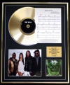 THE BLACK EYED PEAS/CD GOLD DISC, SONG SHEET & PHOTO DISPLAY/ALBUM THE END/SONGSHEET MEET ME HALFWAY