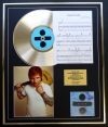 ED SHEERAN/CD GOLD DISC, SONG SHEET & PHOTO DISPLAY/ALBUM DIVIDE/SONGSHEET CASTLE ON THE HILL